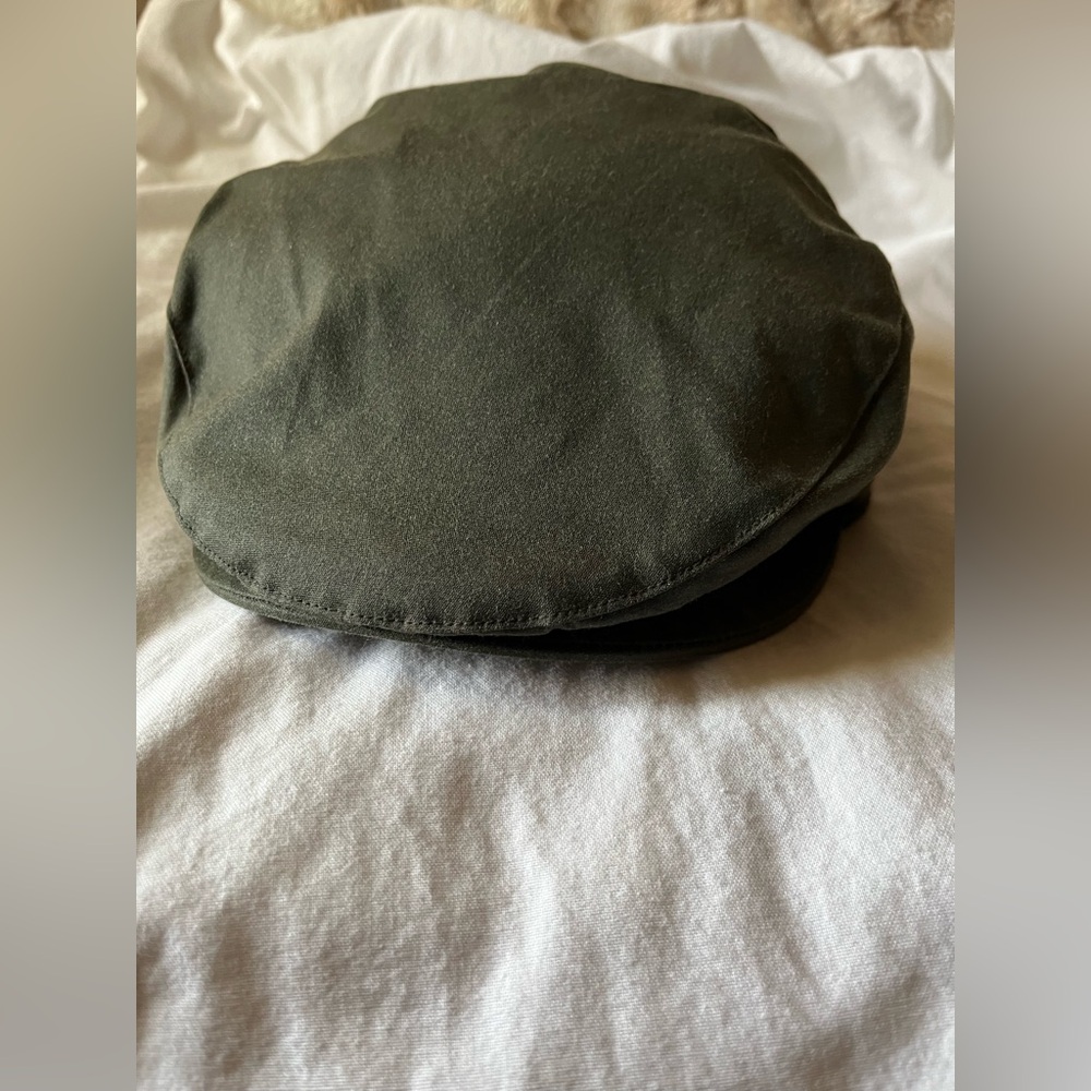 Marks & Spencer Olive Green Newsboy Flat Cap Size Large
